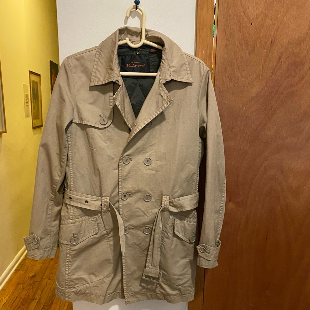 Men’s Lined Raincoat - Ben Sherman Men XS